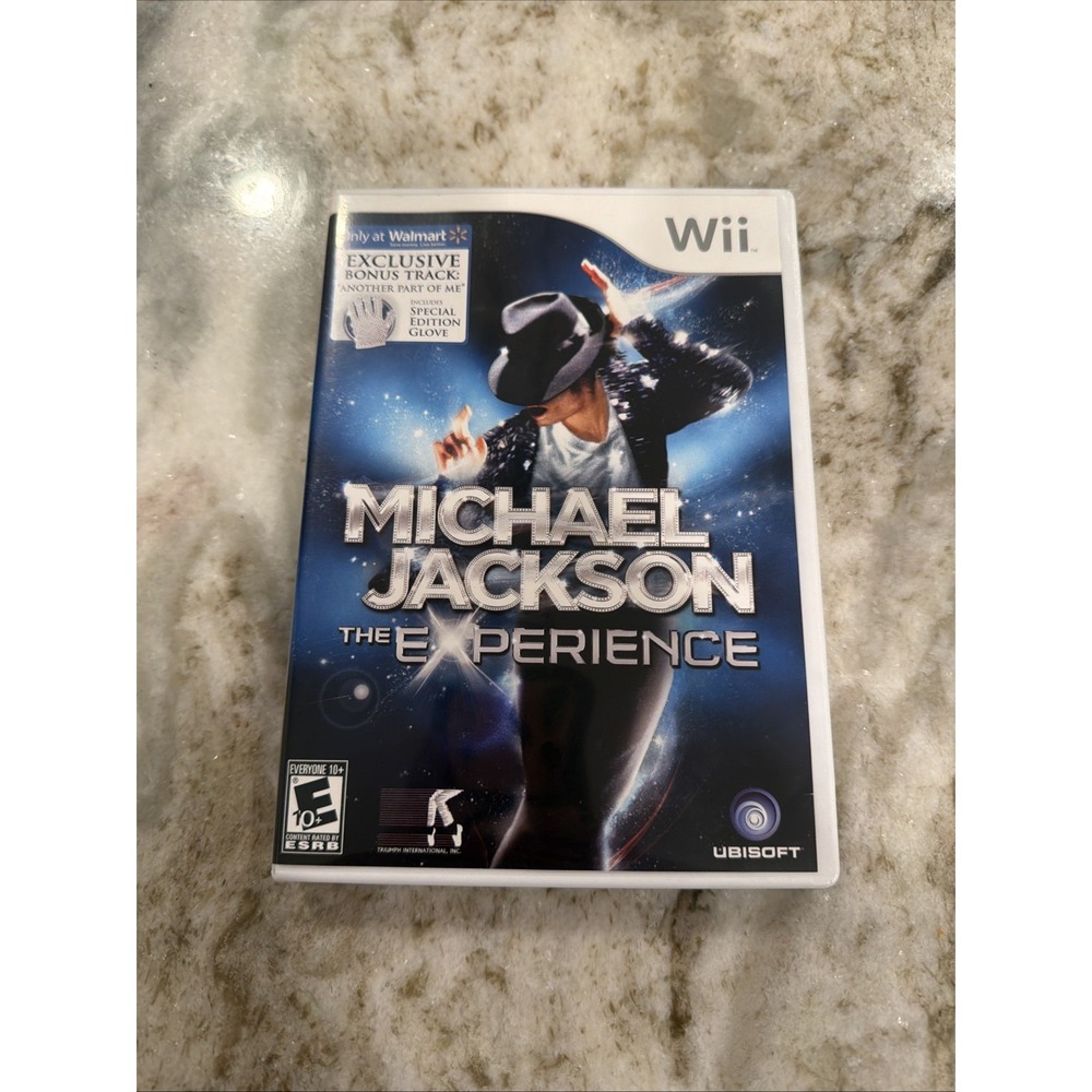 Michael Jackson The Experience Nintendo Wii 2010 Special Edition with Manual